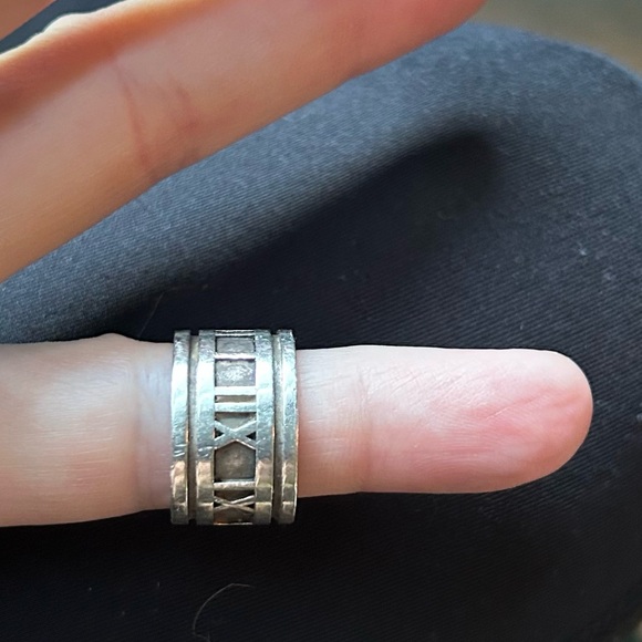 Tiffany Atlas Ring, 1995, 925 Sterling, Size 5.5